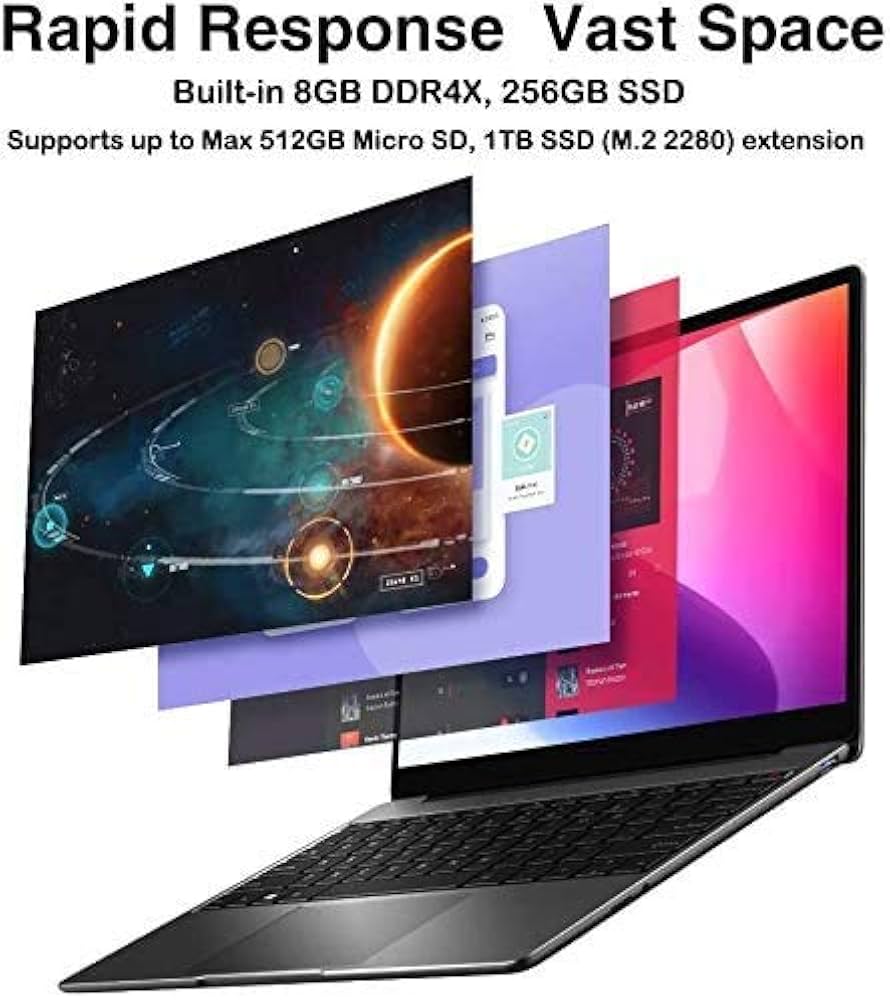 CHUWI Laptops CoreBook Pro 13 Inch Laptop, 8GB RAM 256GB SSD